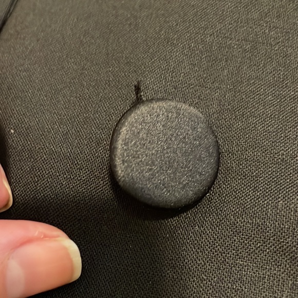 ADAM LIPPES OVERSIZED STATEMENT TUXEDO PIECE EMBELLISHED WOOL ELASTANE NWOT 2 - Picture 12 of 17